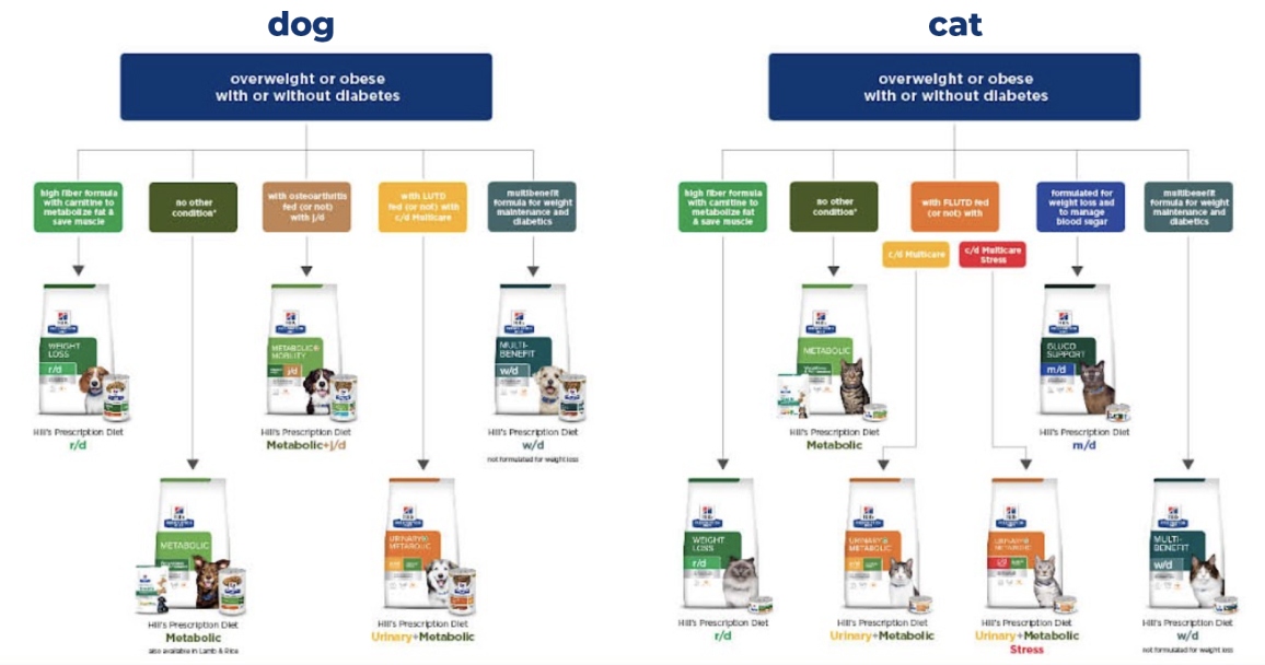 Weight Loss diet dog and cat