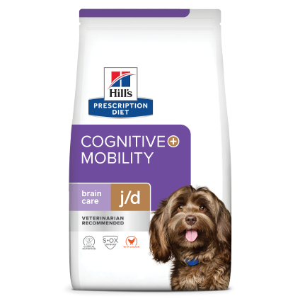 Hill's PD dog food for cognitive and issues mobility